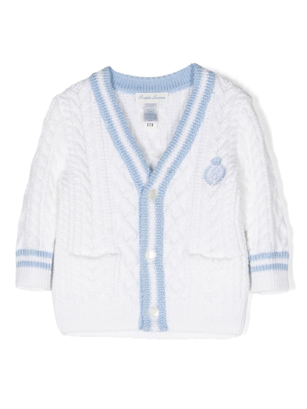 Ralph Lauren Kids Cricket cable-knit cardigan - White von Ralph Lauren Kids