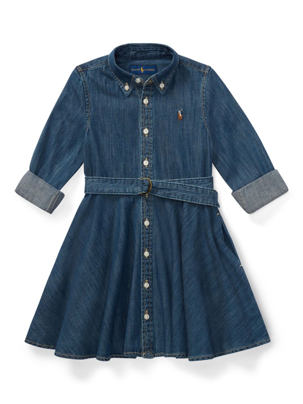 Ralph Lauren Kids DENIM SHIRTD-DRESSES-WOVEN - Blue von Ralph Lauren Kids