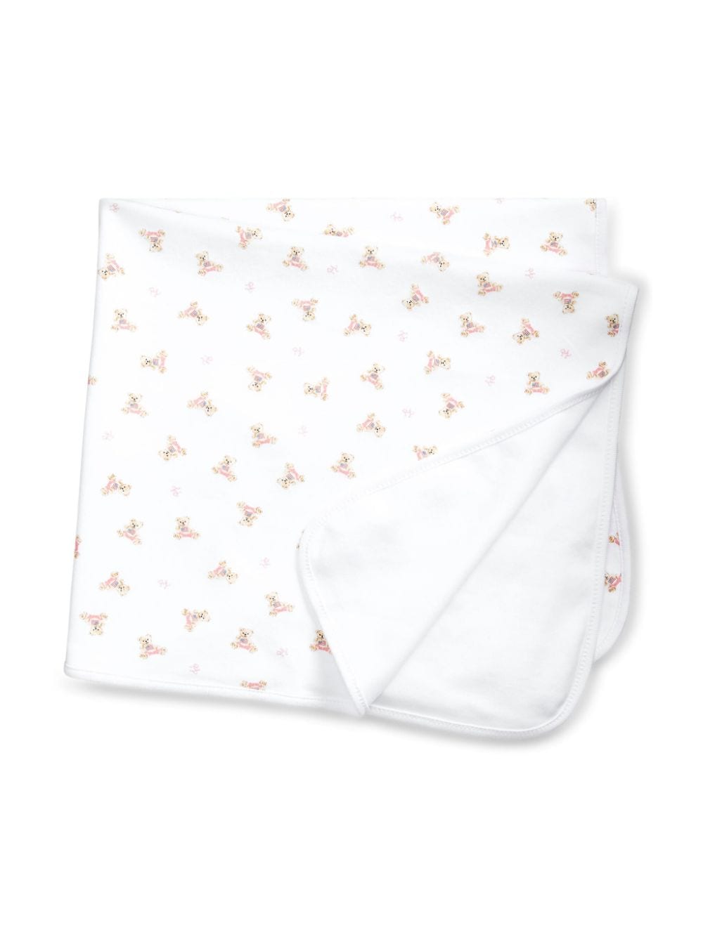 Ralph Lauren Kids Fantasia cotton comfort blanket - White von Ralph Lauren Kids