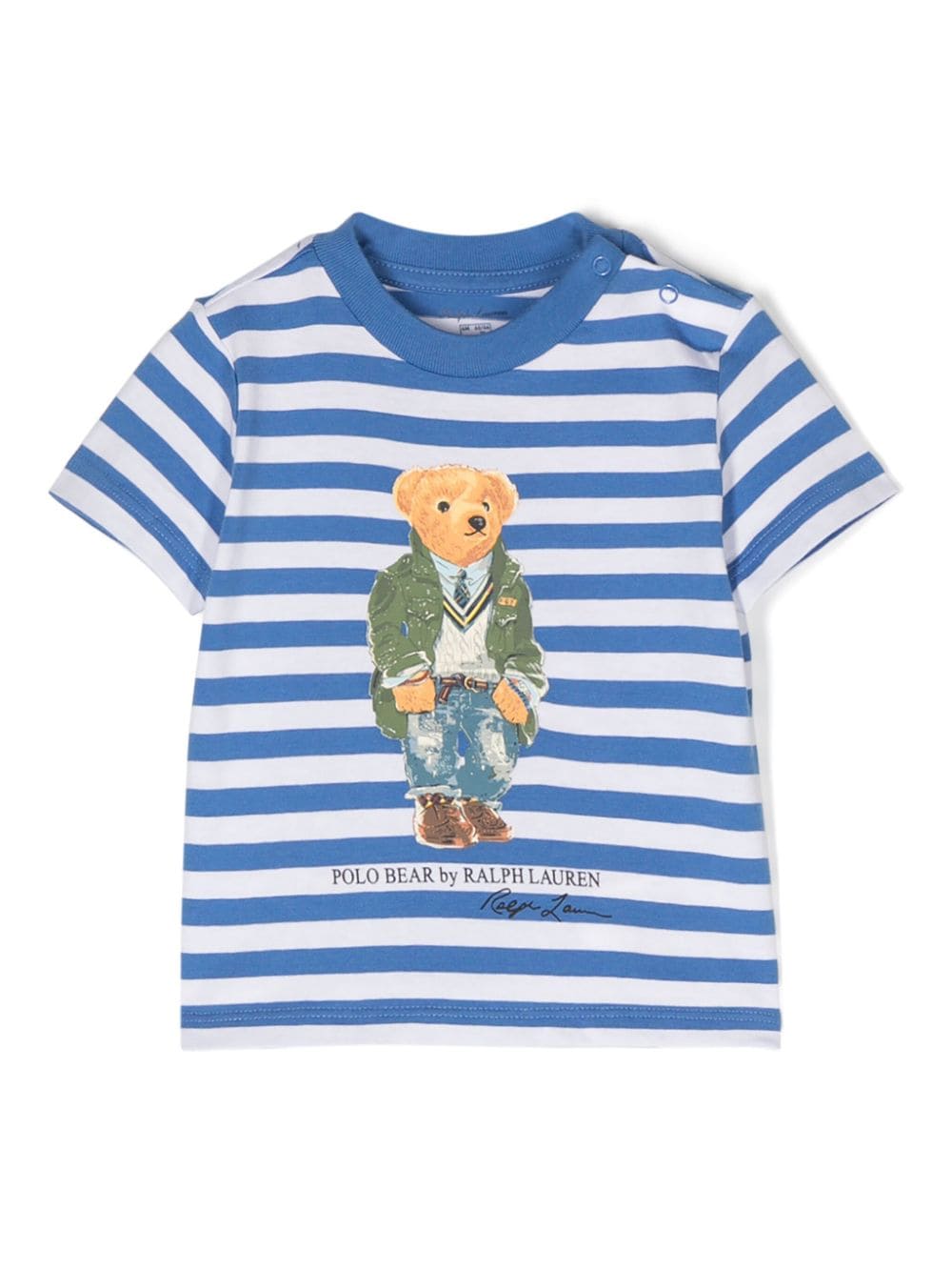 Ralph Lauren Kids Polo Bear cotton T-shirt - Blue von Ralph Lauren Kids