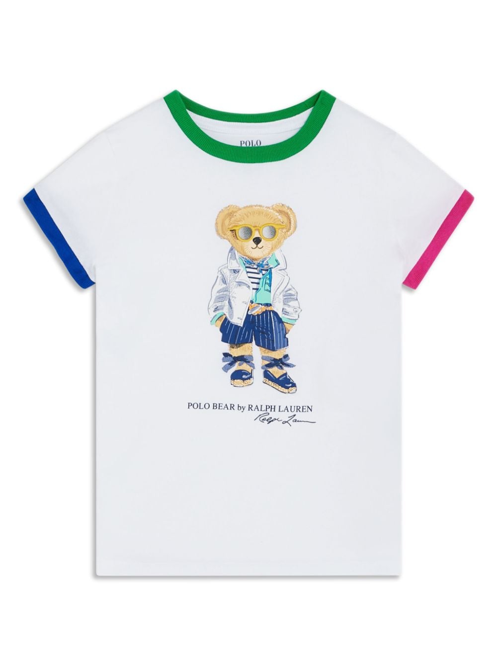 Ralph Lauren Kids Polo Bear cotton T-shirt - White von Ralph Lauren Kids