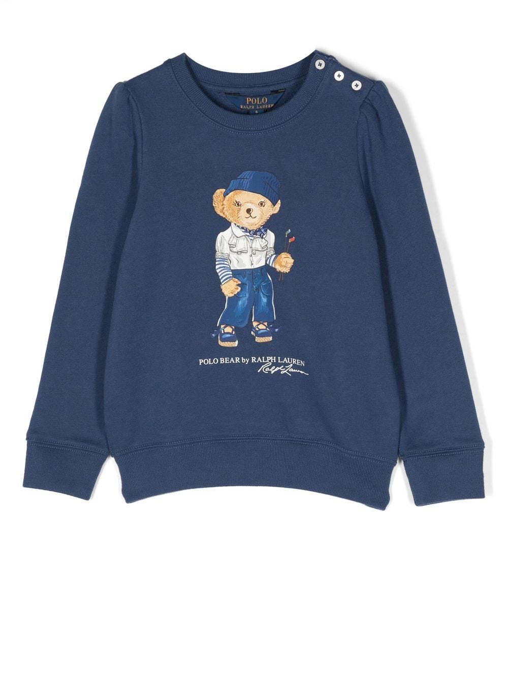 Ralph Lauren Kids Polo Bear crew-neck sweatshirt - Blue von Ralph Lauren Kids