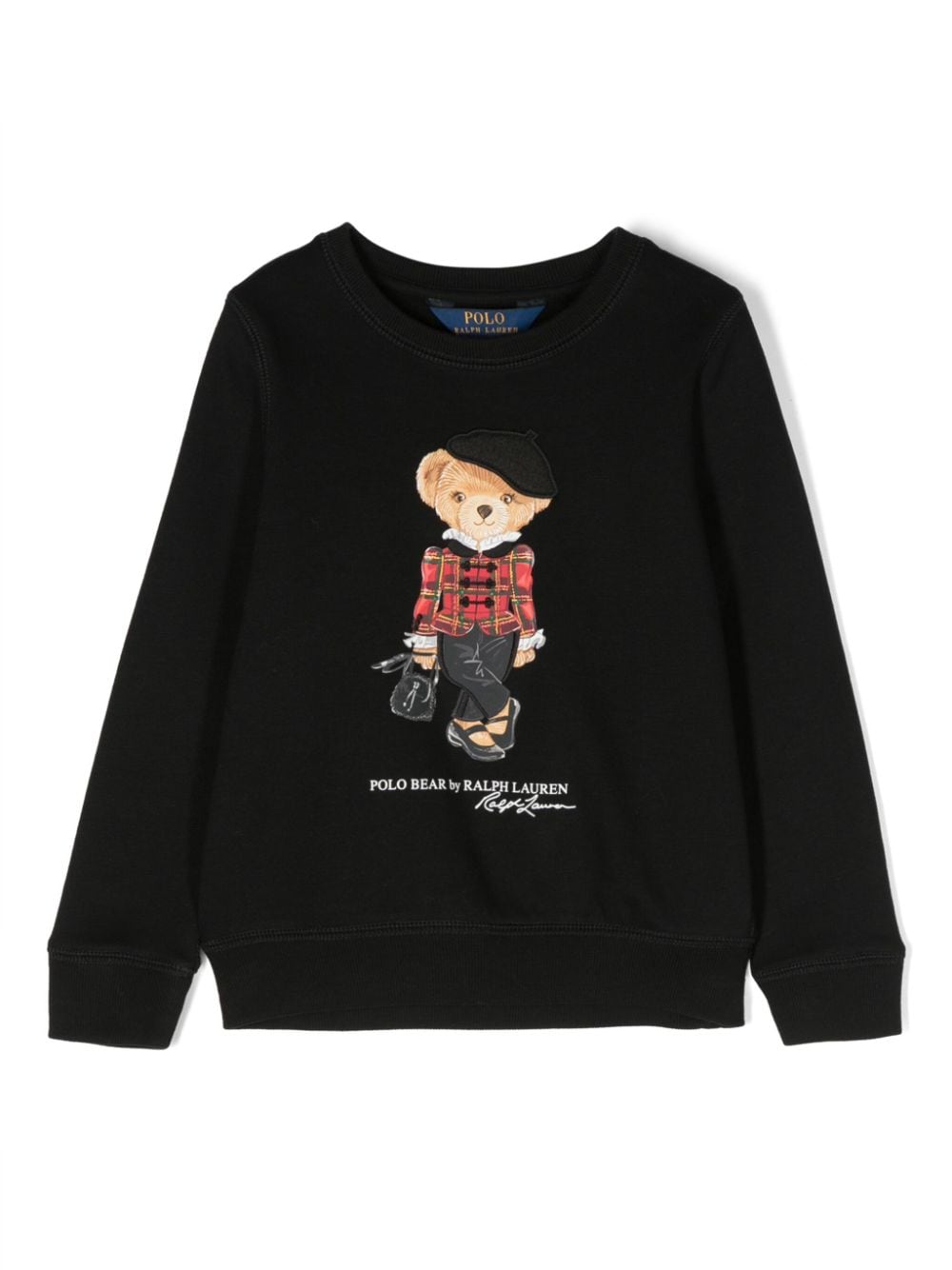 Ralph Lauren Kids Polo Bear jersey-fleece sweatshirt - Black von Ralph Lauren Kids