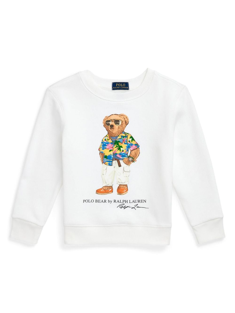 Ralph Lauren Kids Polo Bear-print sweatshirt - White von Ralph Lauren Kids