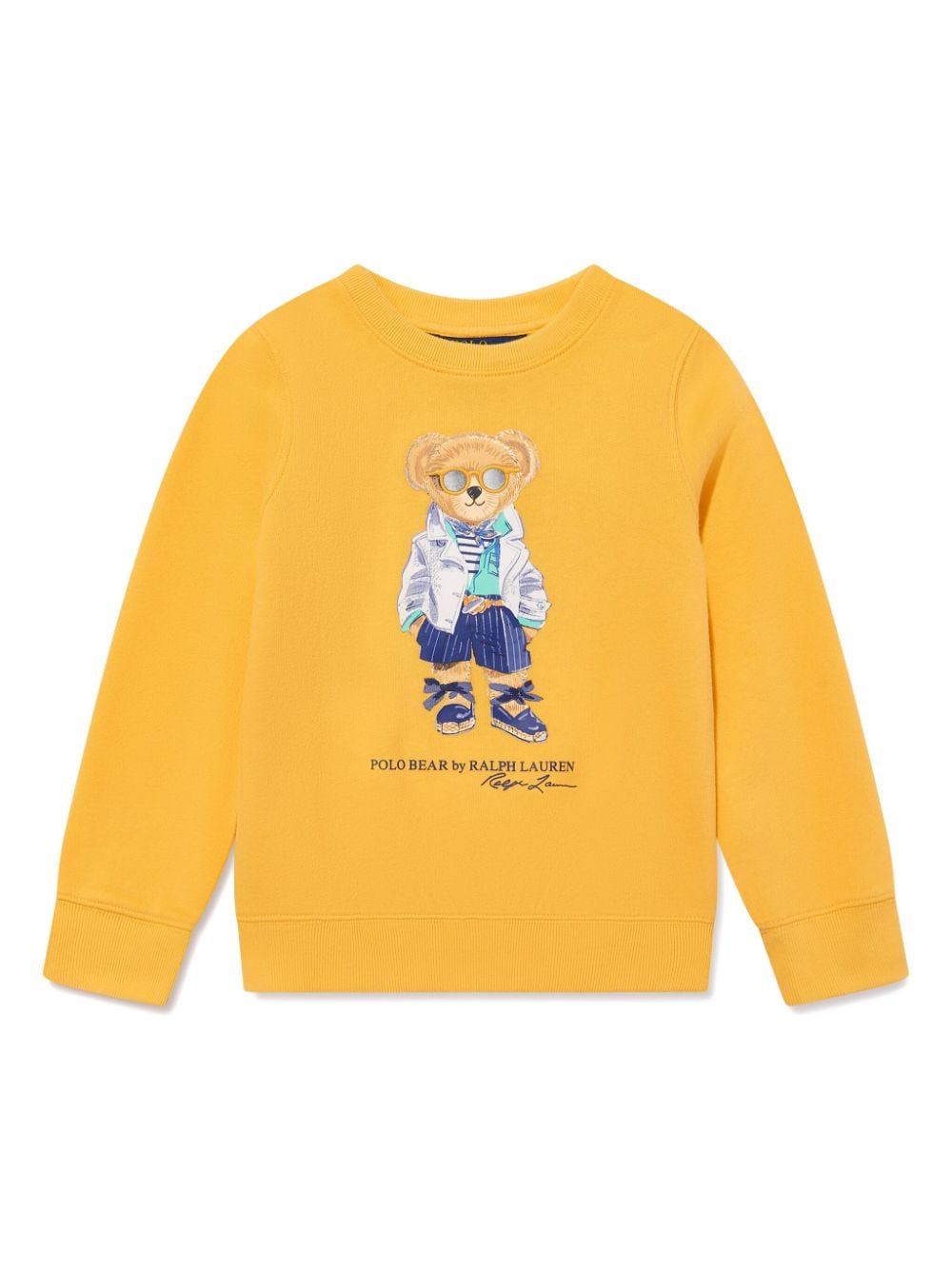 Ralph Lauren Kids Polo Bear sweatshirt - Yellow von Ralph Lauren Kids
