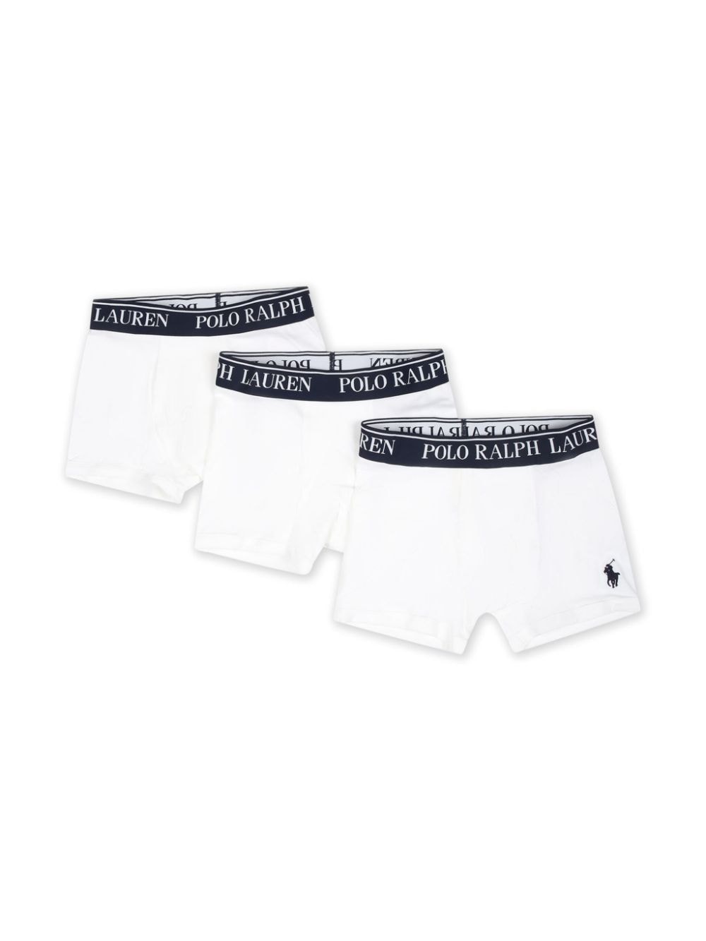 Ralph Lauren Kids Polo Pony boxers (pack of three) - White von Ralph Lauren Kids