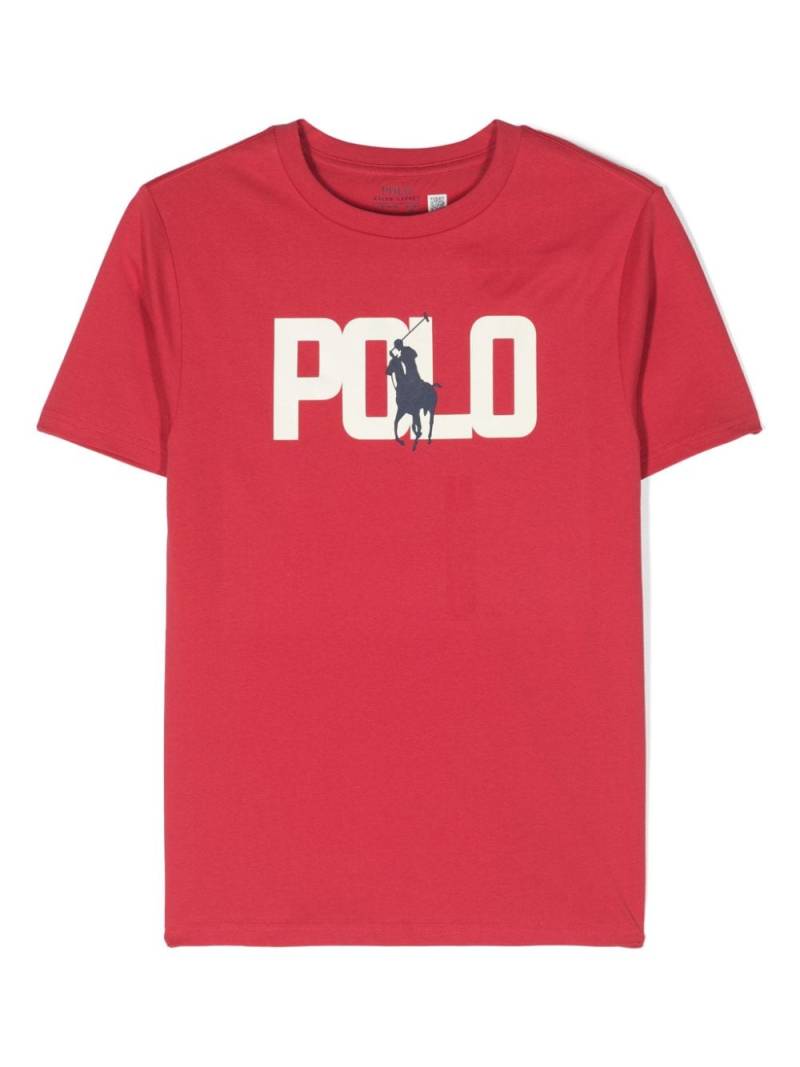 Ralph Lauren Kids Polo Pony cotton T-shirt - Red von Ralph Lauren Kids