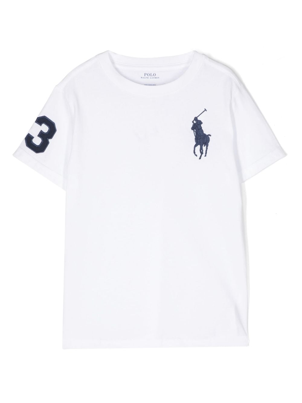 Ralph Lauren Kids Polo Pony cotton T-shirt - White von Ralph Lauren Kids