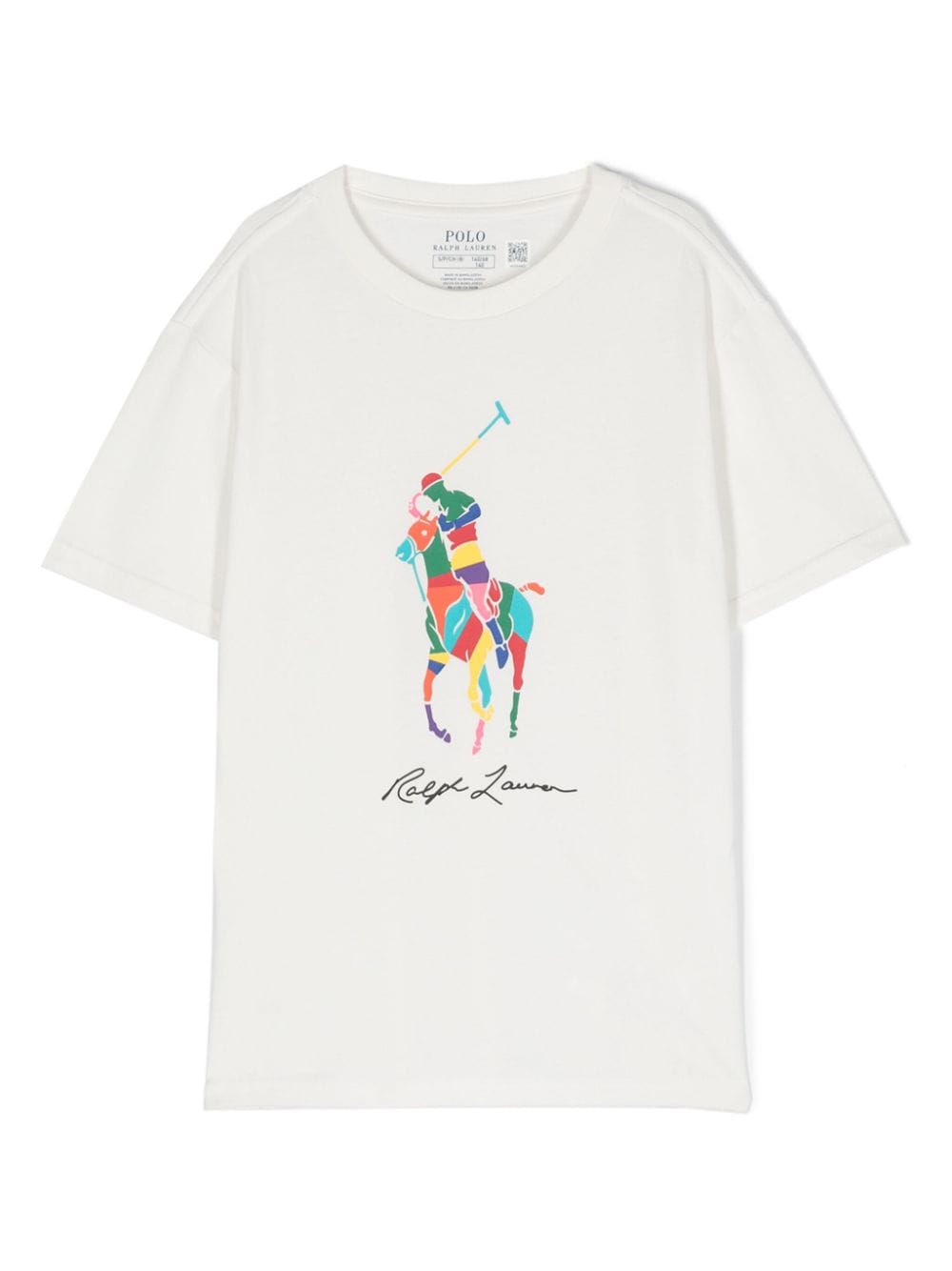 Ralph Lauren Kids Polo Pony cotton T-shirt - White von Ralph Lauren Kids