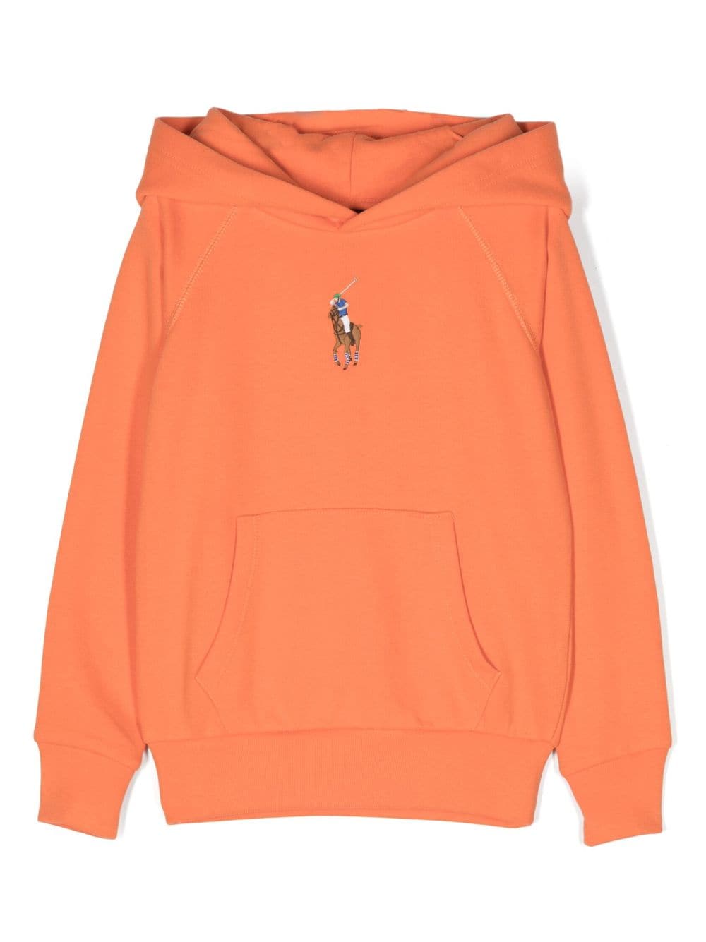 Ralph Lauren Kids Polo Pony cotton hoodie - Orange von Ralph Lauren Kids