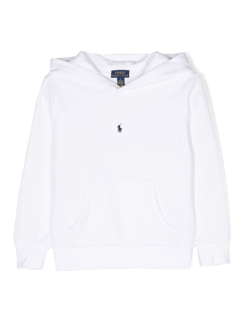 Ralph Lauren Kids Polo Pony cotton hoodie - White von Ralph Lauren Kids