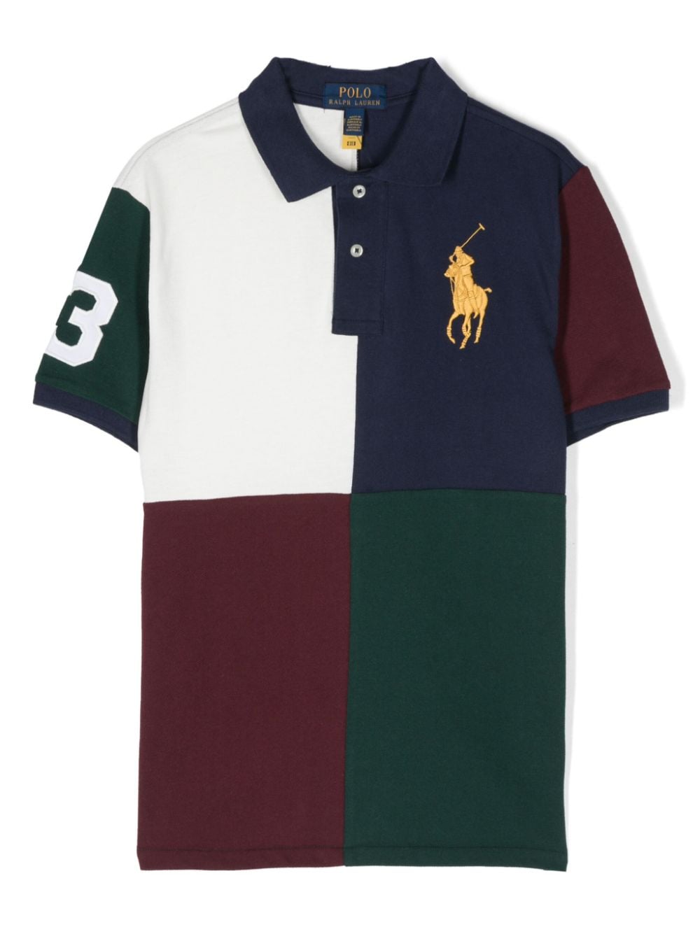 Ralph Lauren Kids Polo-Pony cotton polo shirt - Blue von Ralph Lauren Kids