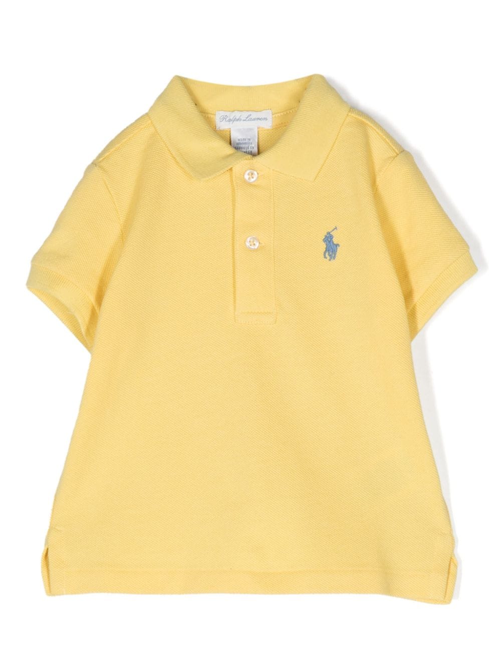 Ralph Lauren Kids Polo Pony cotton polo shirt - Yellow von Ralph Lauren Kids