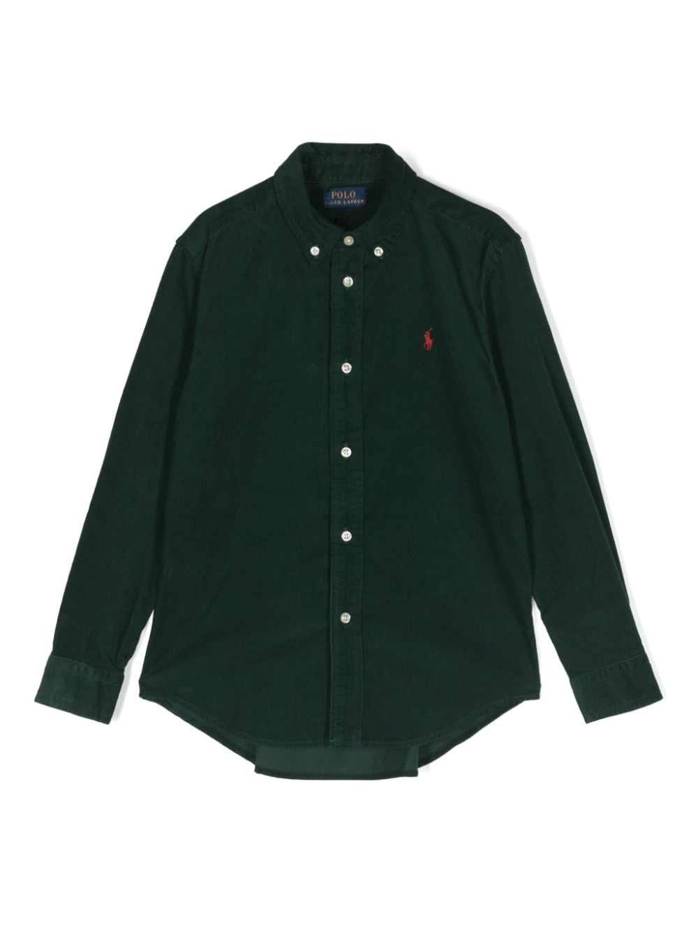 Ralph Lauren Kids Polo Pony cotton shirt - Green von Ralph Lauren Kids