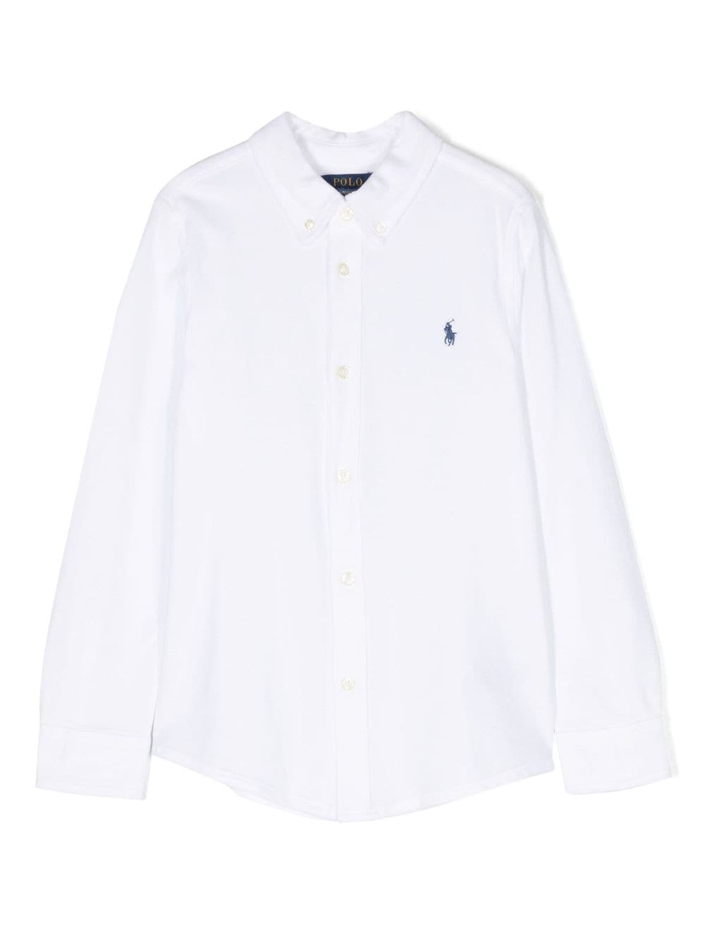 Ralph Lauren Kids Polo Pony cotton shirt - White von Ralph Lauren Kids
