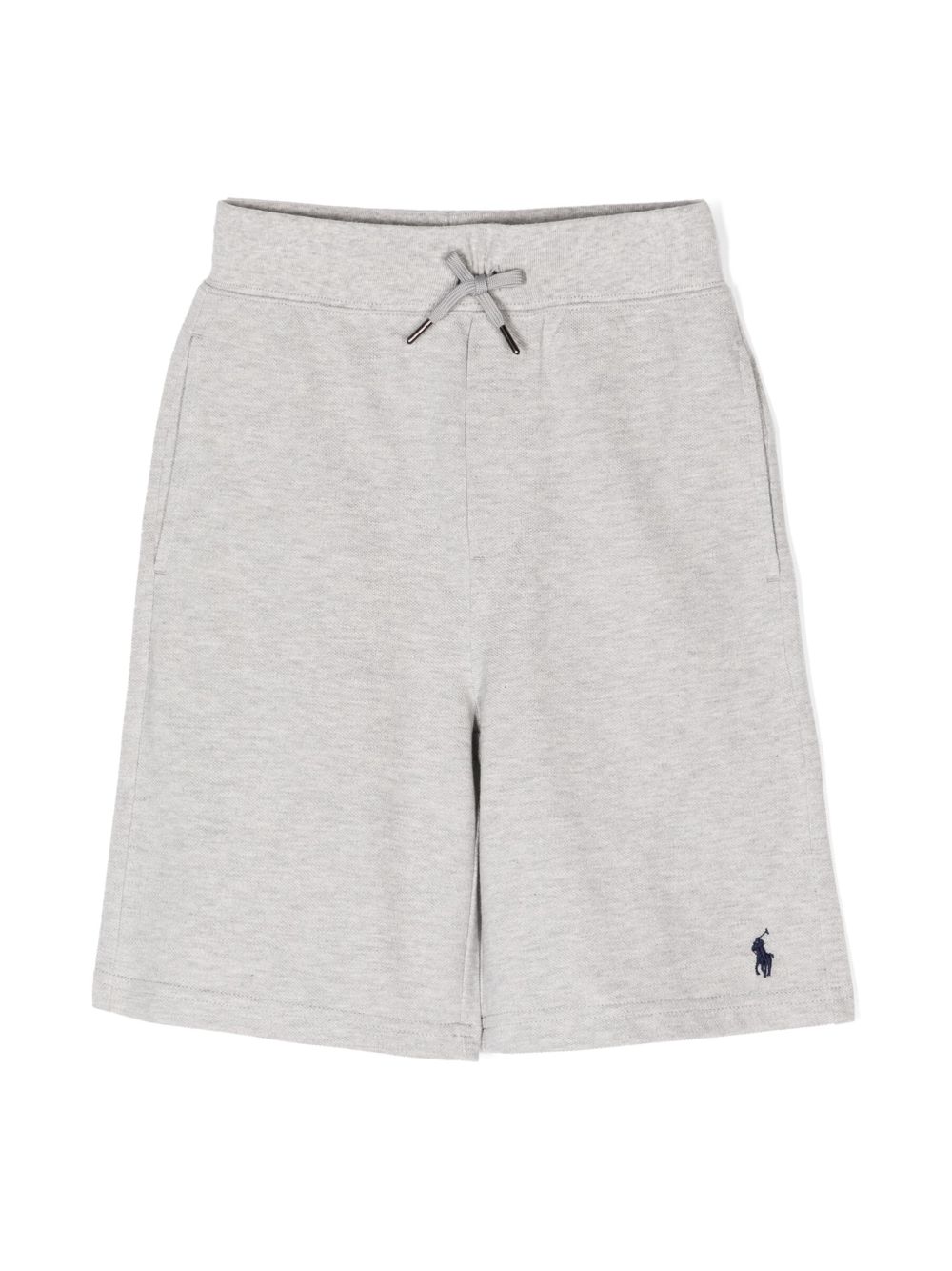 Ralph Lauren Kids Polo Pony cotton shorts - Grey von Ralph Lauren Kids