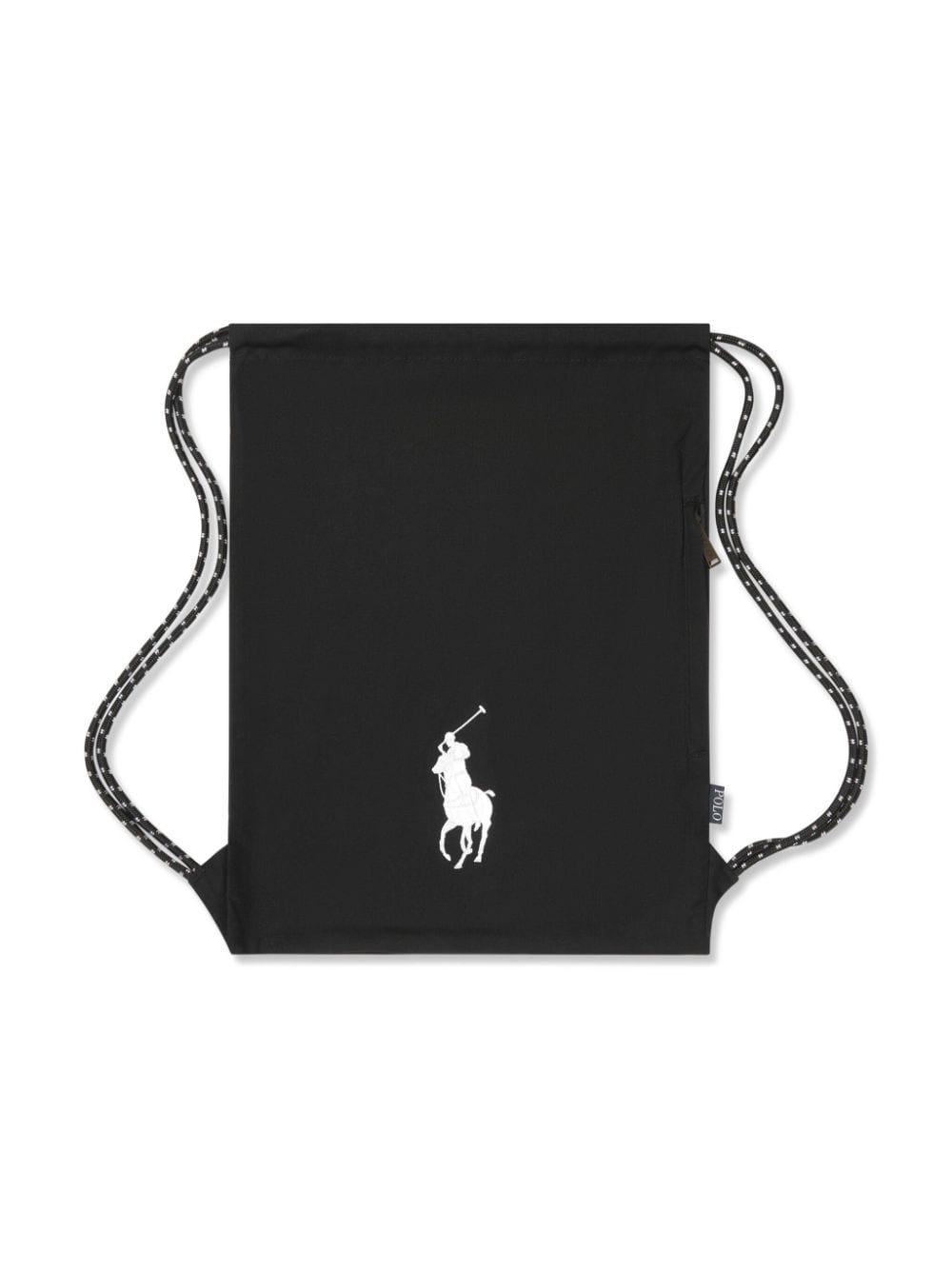 Ralph Lauren Kids Polo Pony-embroidered backpack - Black von Ralph Lauren Kids