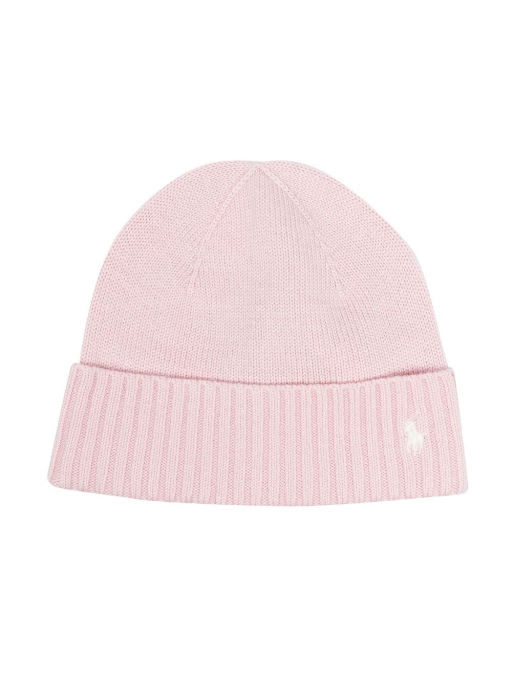 Ralph Lauren Kids Polo Pony-embroidered beanie - Pink von Ralph Lauren Kids