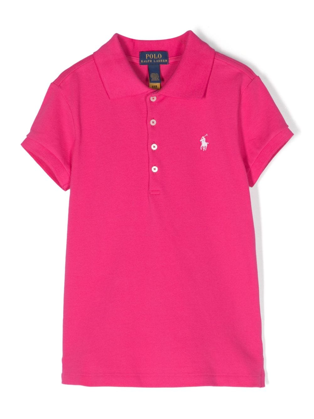 Ralph Lauren Kids Polo Pony-embroidered piqué polo shirt - Pink von Ralph Lauren Kids