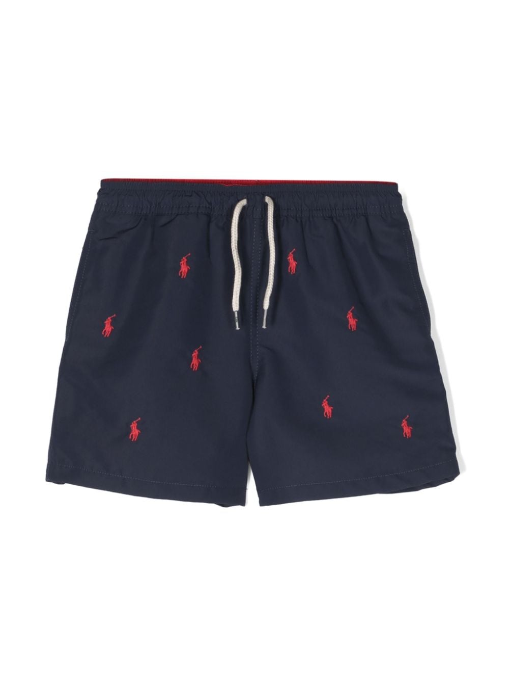 Ralph Lauren Kids Polo Pony-embroidered recycled-polyester swim shorts - Blue von Ralph Lauren Kids