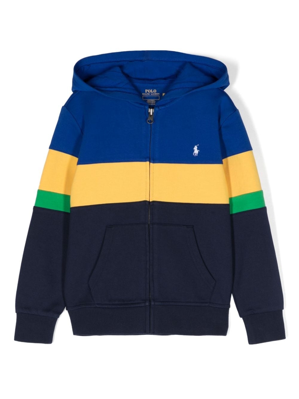 Ralph Lauren Kids Polo Pony-embroidered zip-up hoodie - Blue von Ralph Lauren Kids