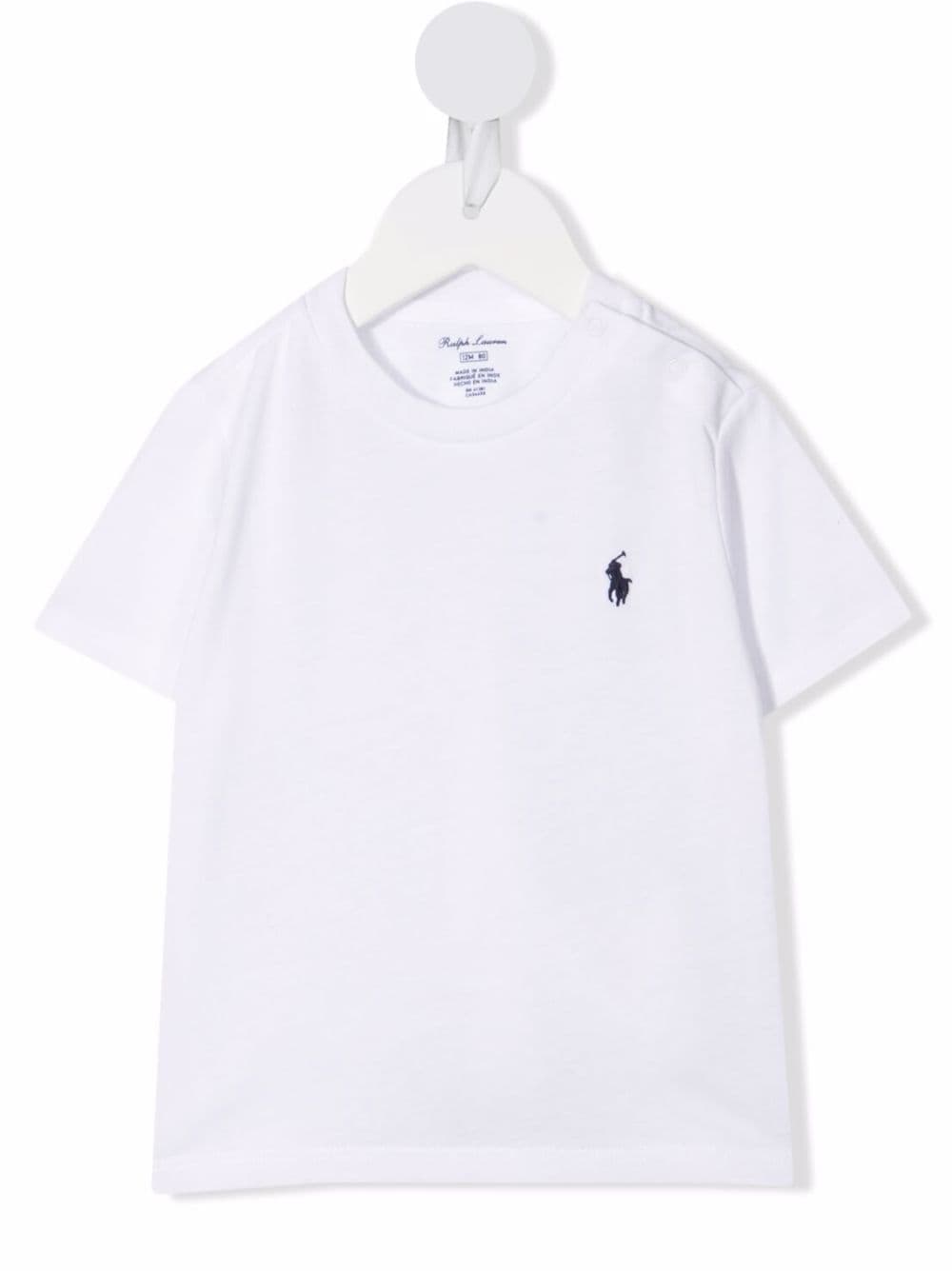 Ralph Lauren Kids Polo Pony logo cotton T-shirt - White von Ralph Lauren Kids