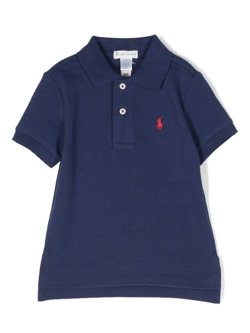 Ralph Lauren Kids Polo Pony-motif polo shirt - Blue von Ralph Lauren Kids