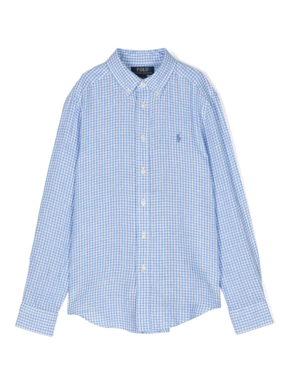 Ralph Lauren Kids Polo Pony-motif shirt - Blue von Ralph Lauren Kids