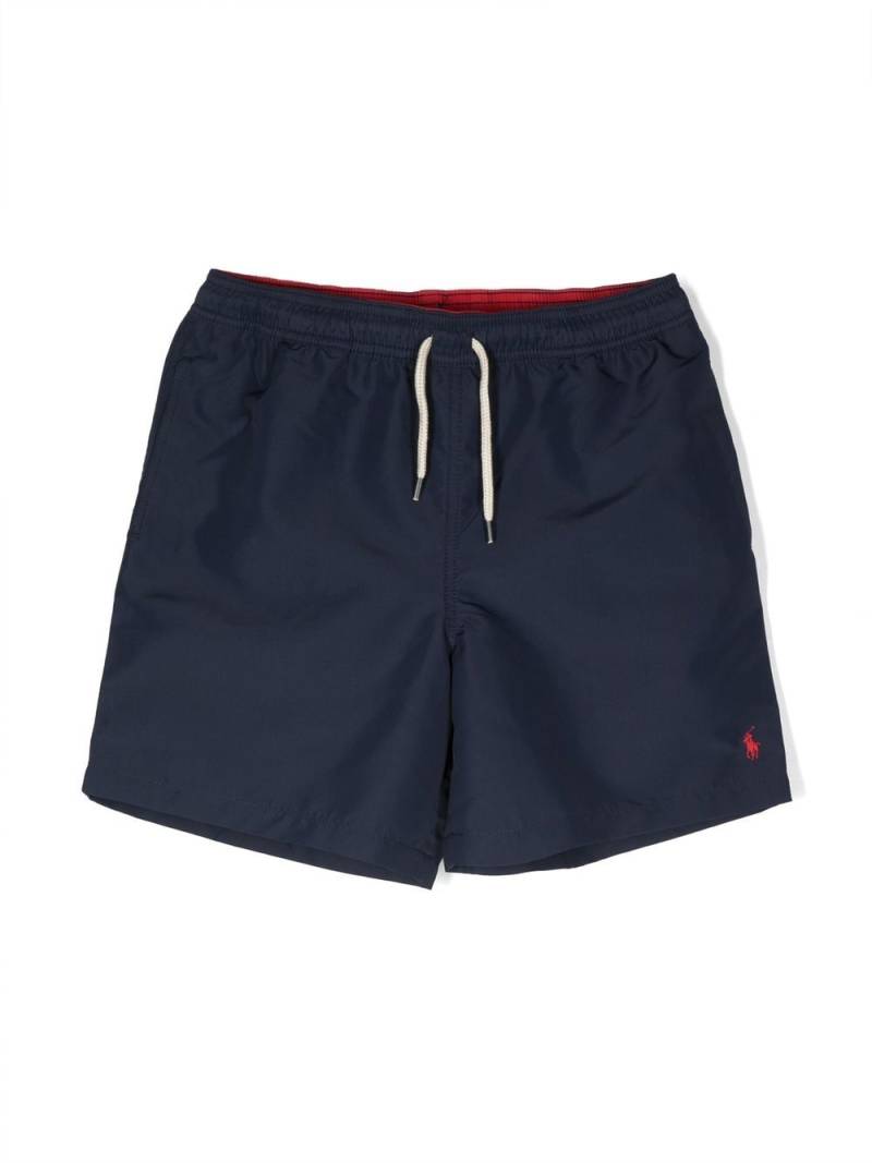 Ralph Lauren Kids Polo Pony motif swim shorts - Blue von Ralph Lauren Kids