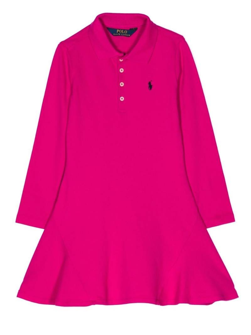 Ralph Lauren Kids Polo Pony polo dress - Pink von Ralph Lauren Kids