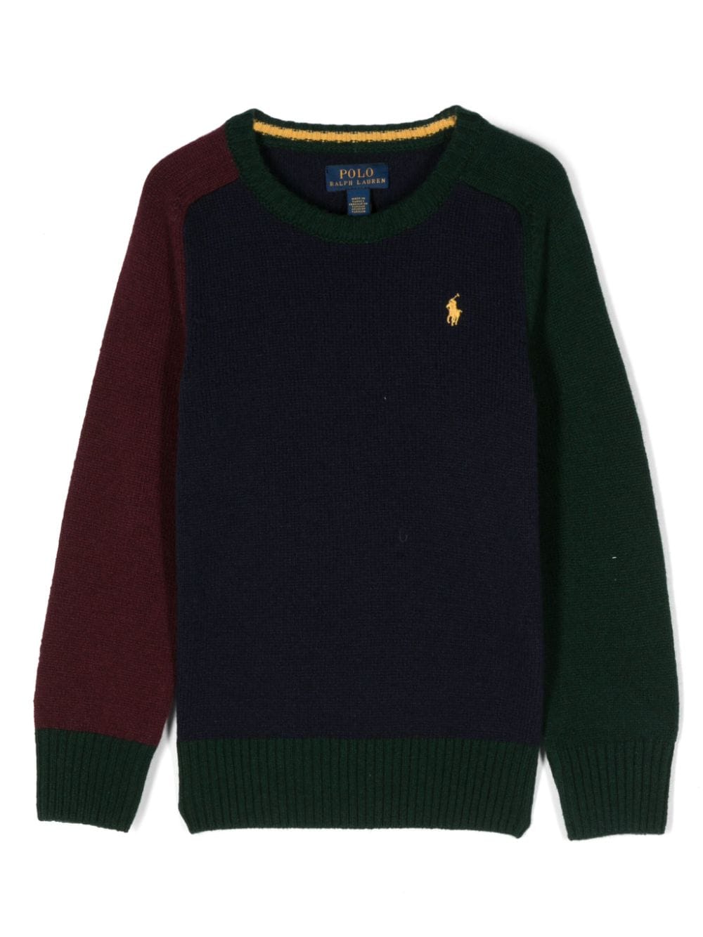 Ralph Lauren Kids Polo Pony round-neck jumper - Blue von Ralph Lauren Kids