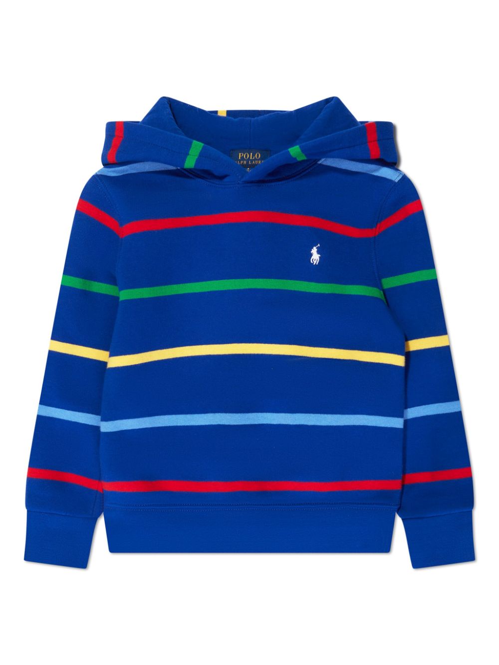 Ralph Lauren Kids Polo Pony striped hoodie - Blue von Ralph Lauren Kids