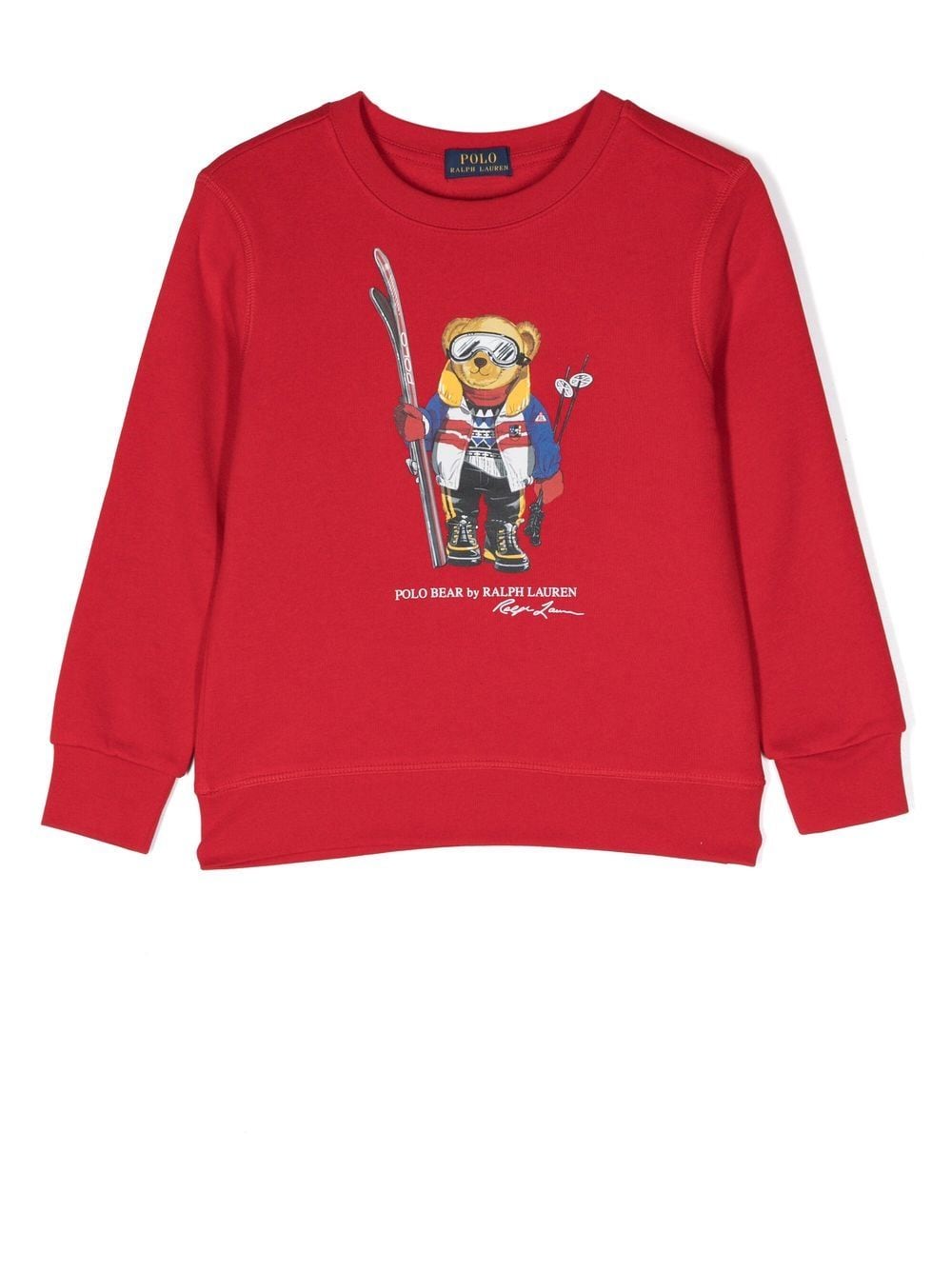 Ralph Lauren Kids Polo bear-print sweatshirt - Red von Ralph Lauren Kids