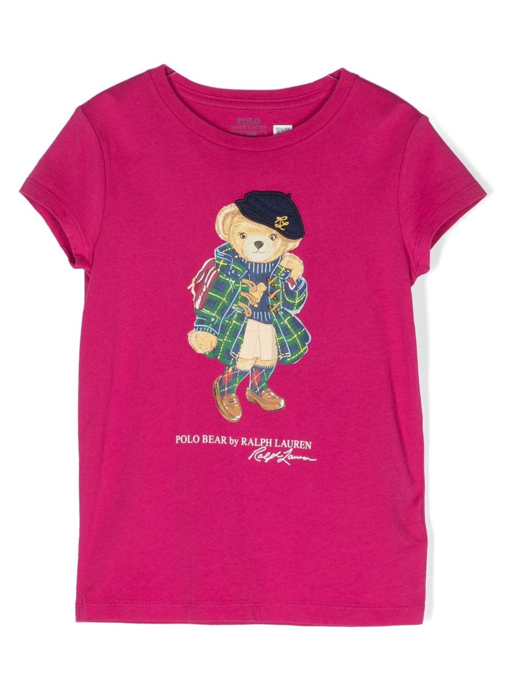 Ralph Lauren Kids Teddy Bear-motif cotton T-shirt - Pink von Ralph Lauren Kids