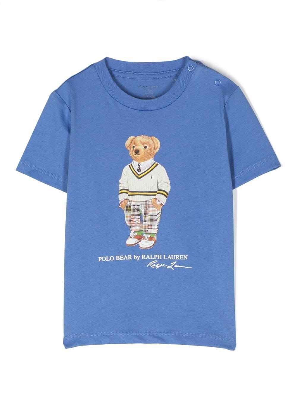 Ralph Lauren Kids Teddy Bear short-sleeve T-shirt - Blue von Ralph Lauren Kids