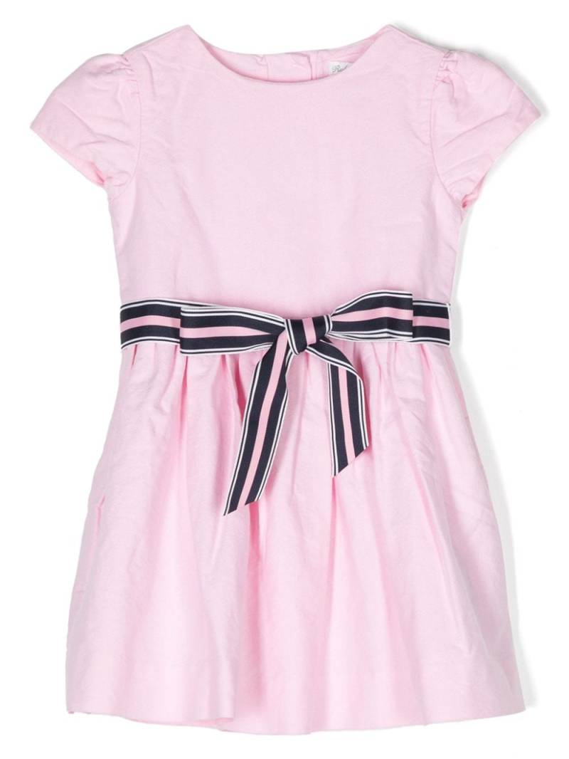 Ralph Lauren Kids belted cotton dress - Pink von Ralph Lauren Kids