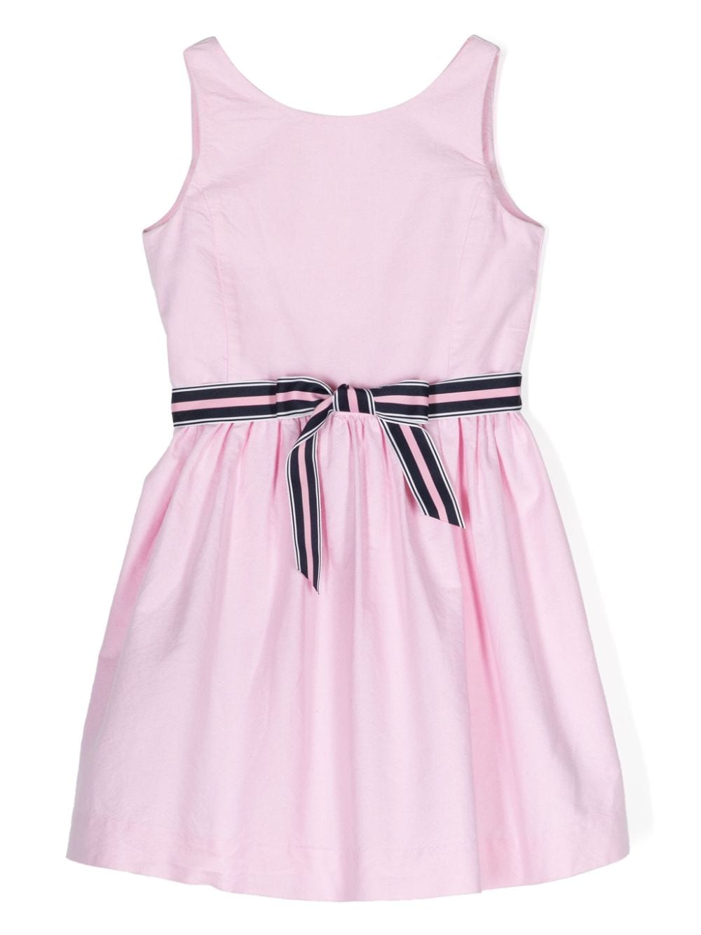 Ralph Lauren Kids bow-fastening cotton dress - Pink von Ralph Lauren Kids