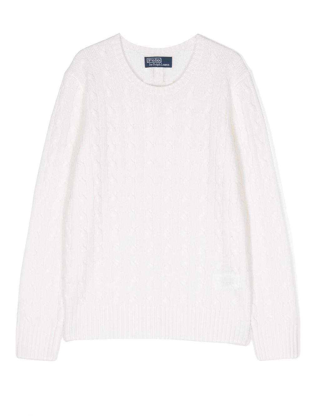 Ralph Lauren Kids cashmere cable-knit jumper - White von Ralph Lauren Kids