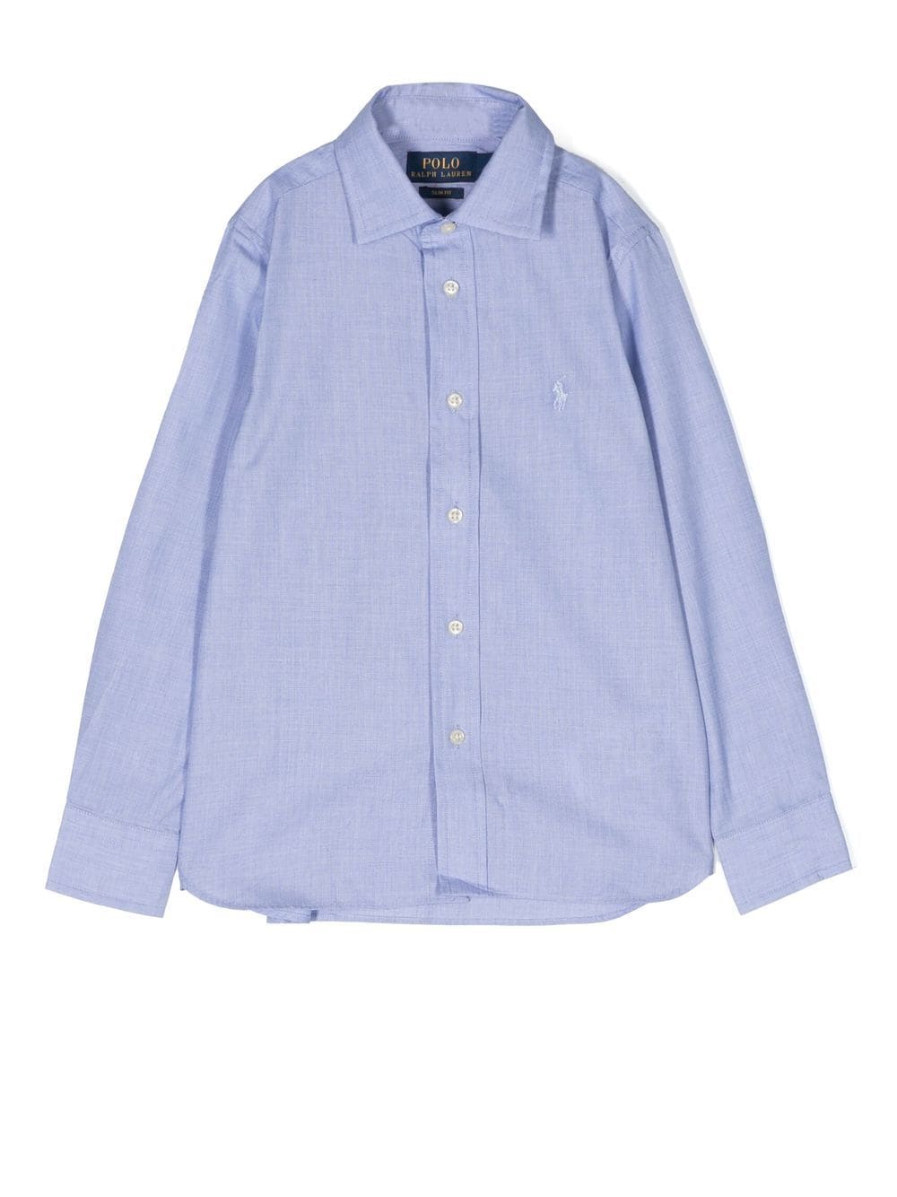 Ralph Lauren Kids classic button-up shirt - Blue von Ralph Lauren Kids