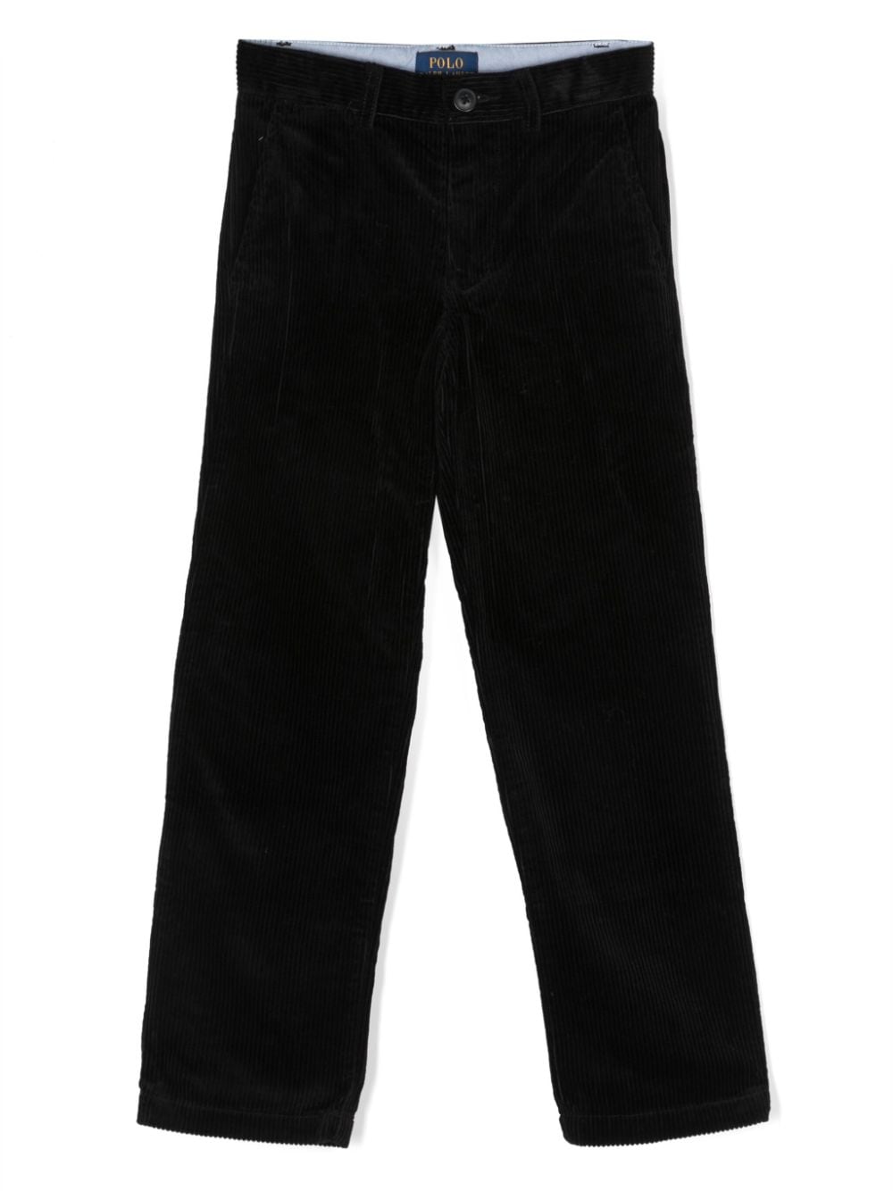 Ralph Lauren Kids corduroy straight-leg trousers - Black von Ralph Lauren Kids