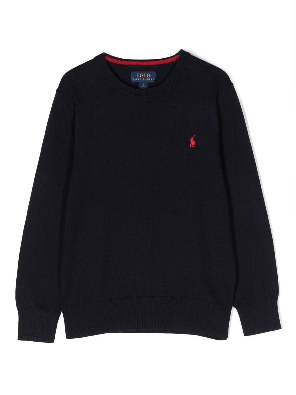 Ralph Lauren Kids cotton logo-embroidered sweatshirt - Blue von Ralph Lauren Kids