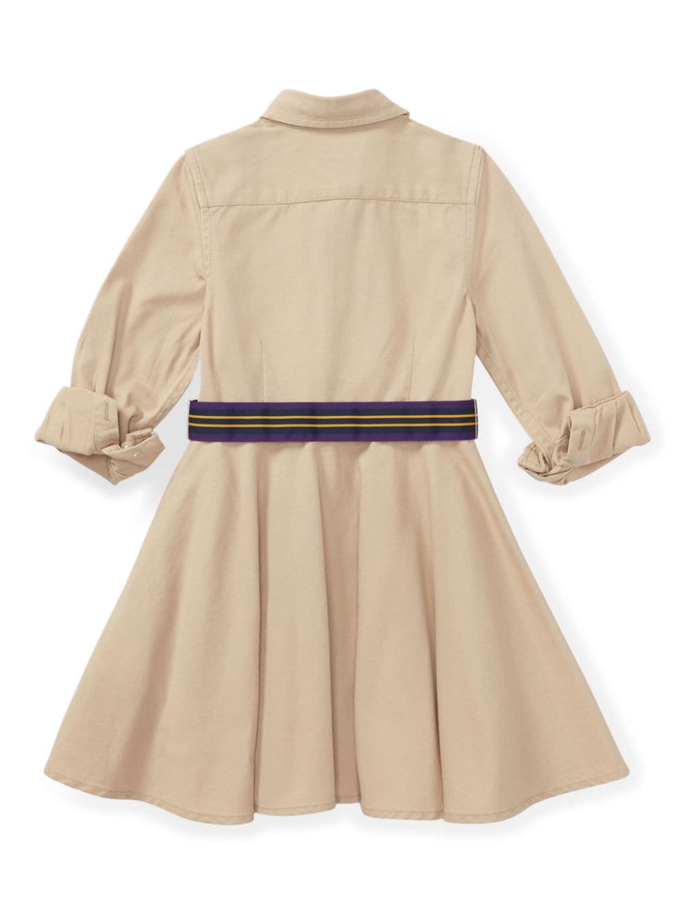 Ralph Lauren Kids cotton shirt dress - Brown von Ralph Lauren Kids