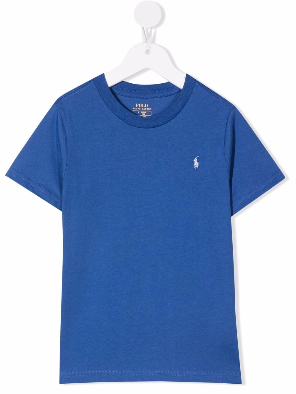 Ralph Lauren Kids embroidered-logo T-shirt - Blue von Ralph Lauren Kids