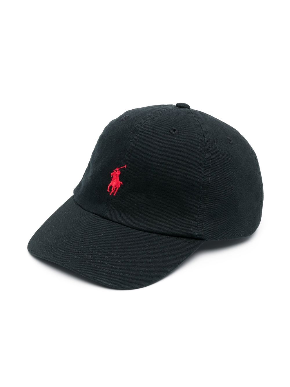 Ralph Lauren Kids embroidered-logo cap - Black von Ralph Lauren Kids