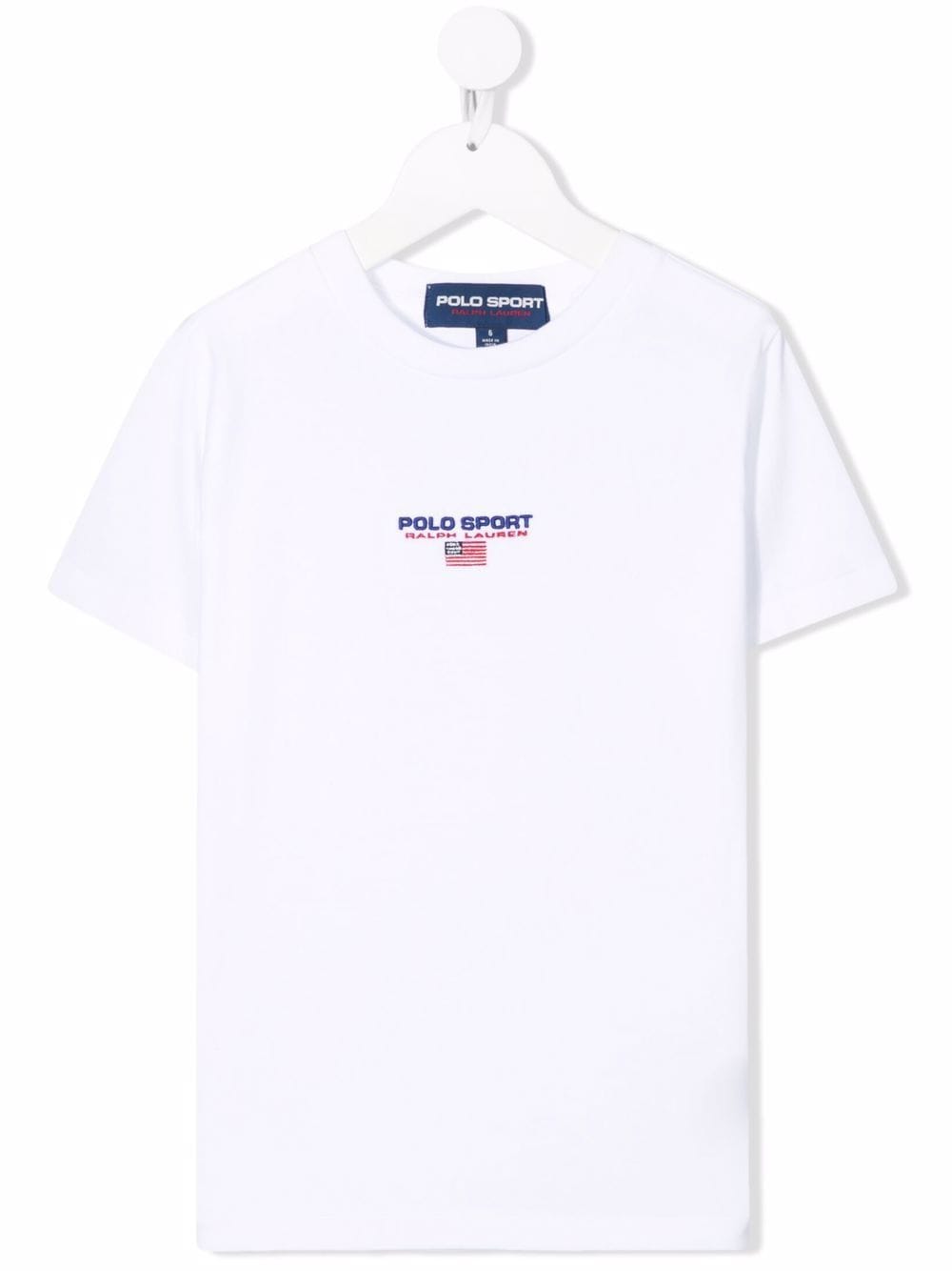 Ralph Lauren Kids embroidered logo cotton T-shirt - White von Ralph Lauren Kids
