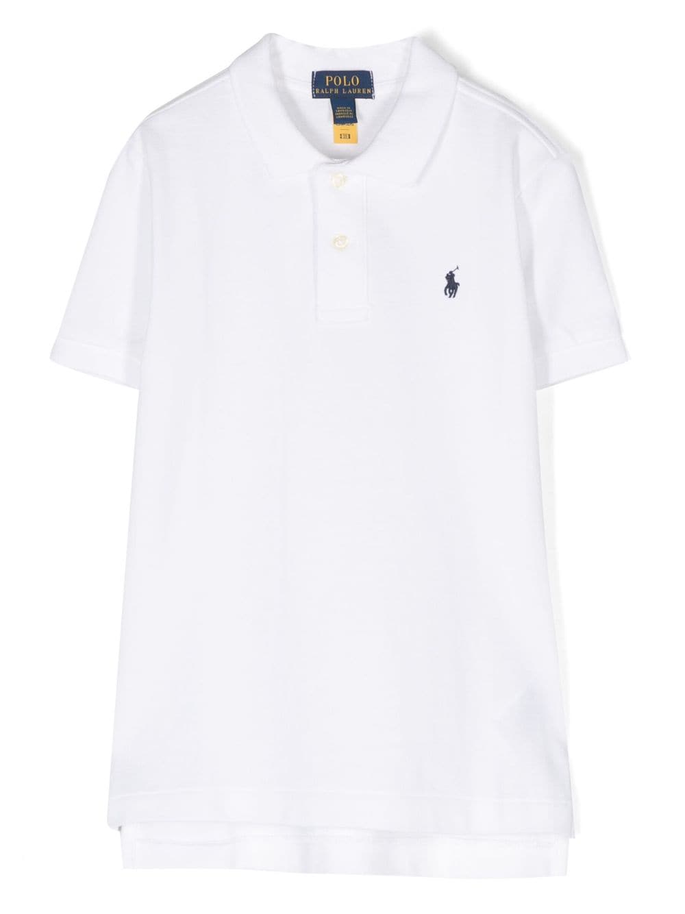 Ralph Lauren Kids embroidered logo polo shirt - White von Ralph Lauren Kids