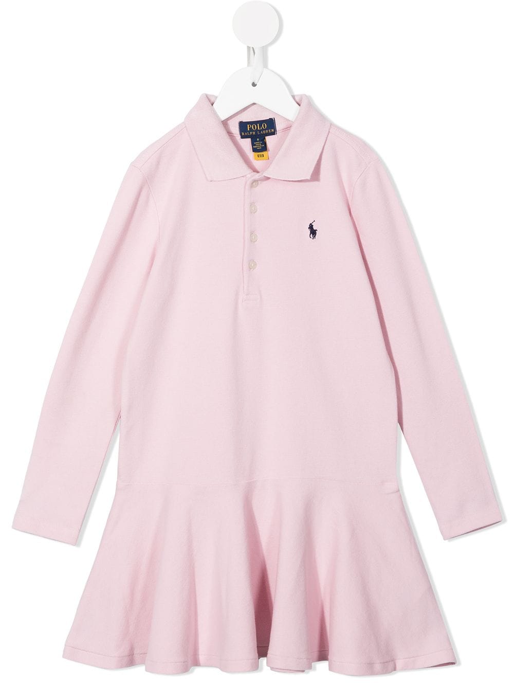 Ralph Lauren Kids embroidered polo dress - Pink von Ralph Lauren Kids