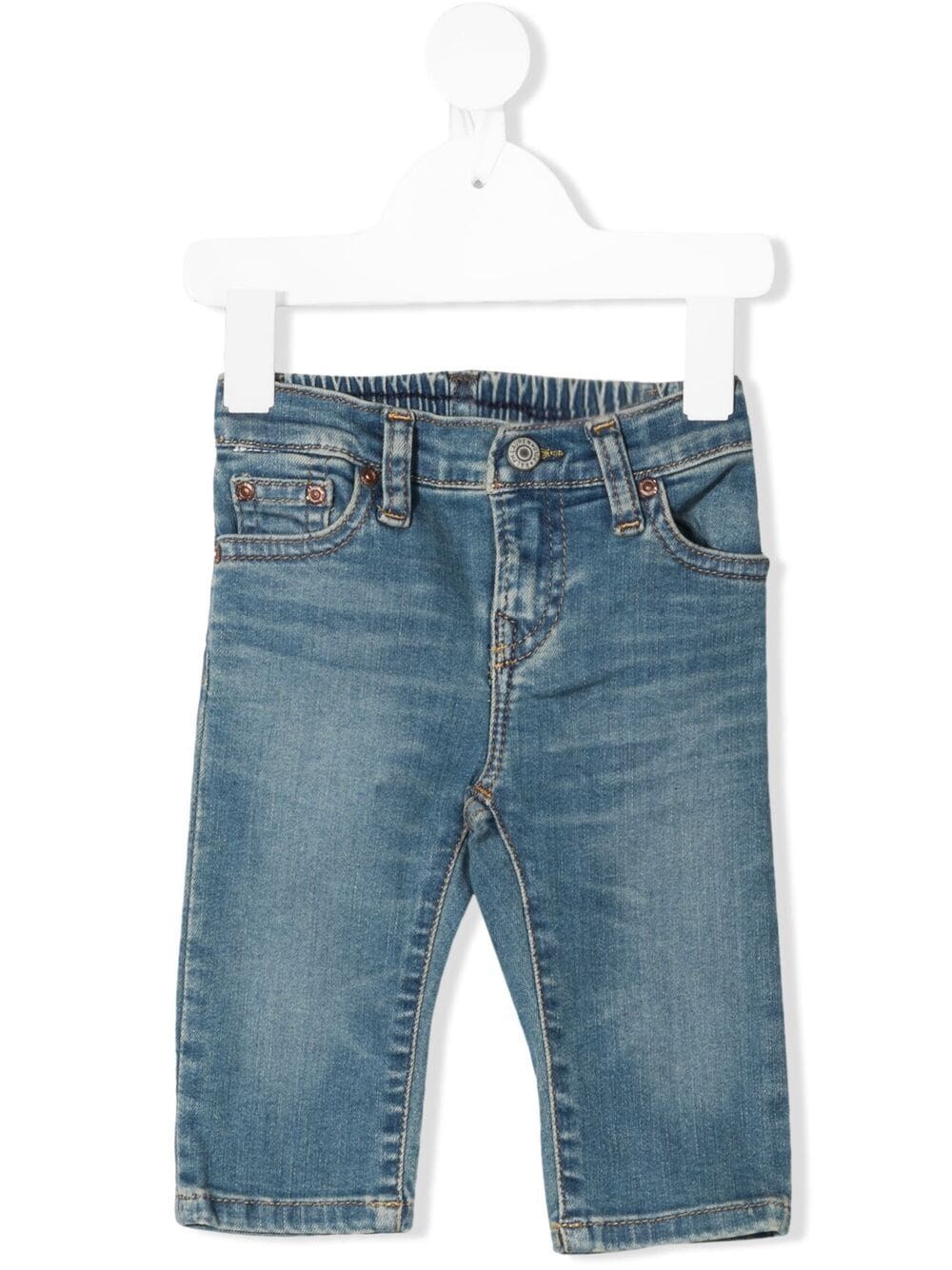 Ralph Lauren Kids faded-effect jeans - Blue von Ralph Lauren Kids