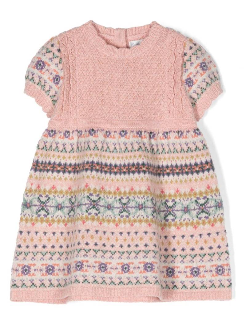 Ralph Lauren Kids fair isle-knitted wool-blend dress - Pink von Ralph Lauren Kids