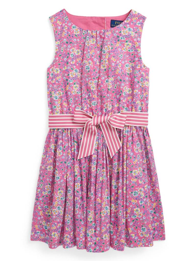 Ralph Lauren Kids floral-print cotton dress - Pink von Ralph Lauren Kids